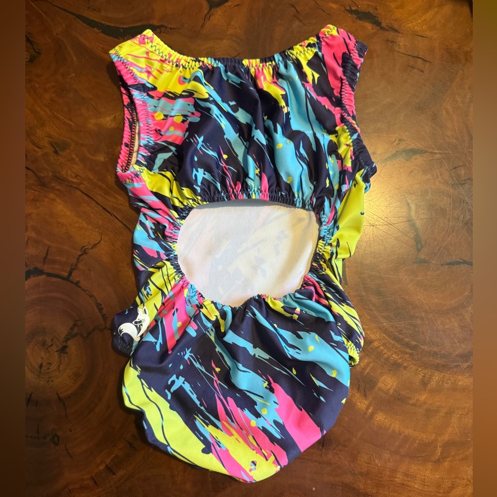 Foxy’s Splash of Color Leotard - Picture 2 of 4